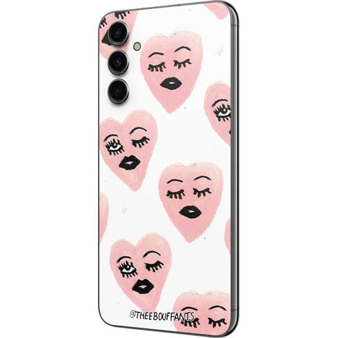 Bouffants and Broken Hearts Winking Hearts Galaxy A14 5G Skin